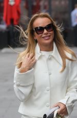 AMANDA HOLDEN Leaves Heart Radio in London 09/02/2024