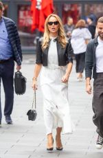 AMANDA HOLDEN Outside Global Radio in London 09/25/2024