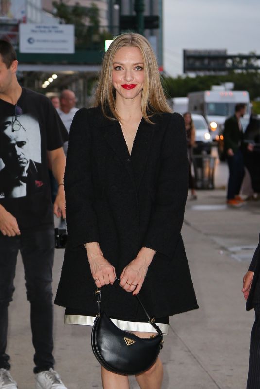 AMANDA SEYFRIED Arrives at Best Friends Animal Society’s Benefit Event in New York 09/26/2024