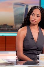 AMBER ROSE GILL at Good Morning Britain TV Show in London 09/1/2024
