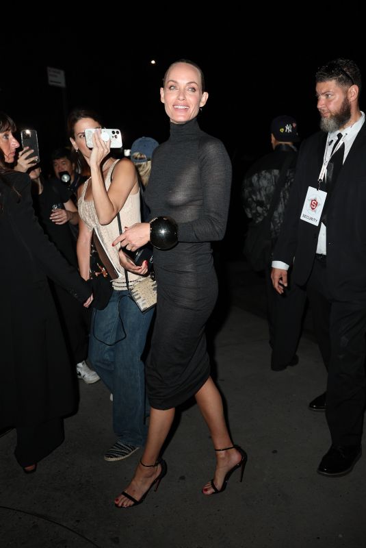 AMBER VALLETA Arrives at Alaia Fashion Show at NYFW 09/06/2024