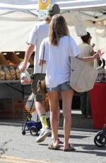AMBER VALLETTA and Her Boyfriend at Farmers Market in Los Angeles 09/01/2024