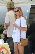 AMBER VALLETTA and Her Boyfriend at Farmers Market in Los Angeles 09/01/2024