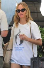 AMBER VALLETTA and Her Boyfriend at Farmers Market in Los Angeles 09/01/2024