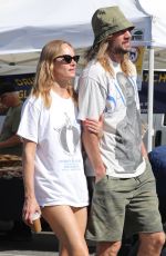 AMBER VALLETTA and Her Boyfriend at Farmers Market in Los Angeles 09/01/2024