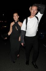 AMELIA DIMOLDENBERG Arrives at Burberry Afterparty at London Fashion Week 09/16/2024