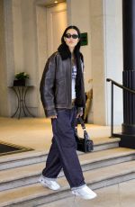 AMELIA HAMLIN Leaves Her Hotel in Milan 09/18/2024