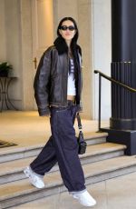 AMELIA HAMLIN Leaves Her Hotel in Milan 09/18/2024