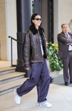 AMELIA HAMLIN Leaves Her Hotel in Milan 09/18/2024