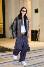 AMELIA HAMLIN Leaves Her Hotel in Milan 09/18/2024