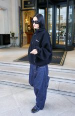 AMELIA HAMLIN Leaves Her Hotel in Milan 09/19/2024