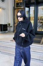 AMELIA HAMLIN Leaves Her Hotel in Milan 09/19/2024