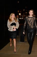 AMELIA HURLEY Leaves British Vogue and Rabanne Party at London Fashion Week 09/14/2024