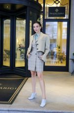 AMY JACKSON Arrives at Her Hotel in Milan 09/18/2024