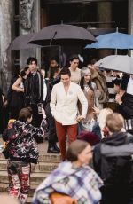 AMY JACKSON Arrives at Rabanne Fashion Show at Paris Fashion Week 09/25/2024