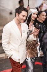 AMY JACKSON Arrives at Rabanne Fashion Show at Paris Fashion Week 09/25/2024