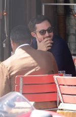 AMY ROBACH and TJ Holmes Enjoy Drinks with John R Tyson in New York 09/05/2024