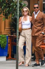 AMY ROBACH and TJ Holmes Enjoy Drinks with John R Tyson in New York 09/05/2024