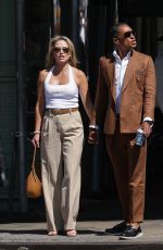AMY ROBACH and TJ Holmes Enjoy Drinks with John R Tyson in New York 09/05/2024