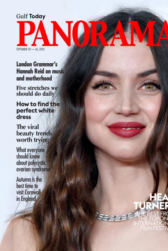 ANA DE ARMAS in Gulf Today Panorama, September 2024