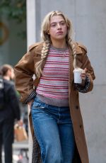 ANAIS GALLAGHER Arrives at 180 Strand at London Fashion Week 09/16/2024