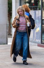 ANAIS GALLAGHER Arrives at 180 Strand at London Fashion Week 09/16/2024