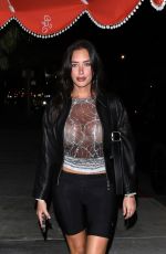 ANASTASIA KARANIKOLAOU Arrives at Bird Streets Club in West Hollywood 09/21/2024