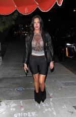 ANASTASIA KARANIKOLAOU Arrives at Bird Streets Club in West Hollywood 09/21/2024