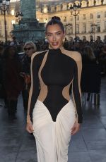 ANASTASIA KARANIKOLAOU Arrives at Schiaparelli Fashion Show in Paris 09/26/2024