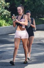 ANASTASIA KARANIKOLAOU Leaves Pilates Class with a Friend in Brentwood 09/11/2024