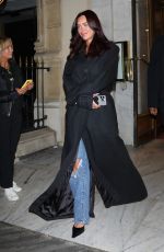 ANASTASIA KARANIKOLAOU Out for Dinner at Gigi