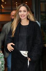 ANGELINA JOLIE Leaves Whitby Hotel in New York 09/29/2024