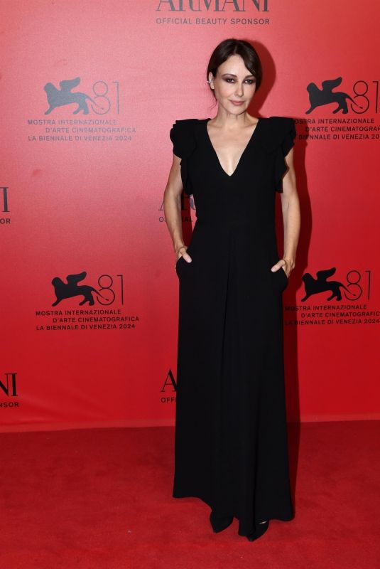 ANITA CAPRIOLI at Armani Beauty Dinner Photocall at 81st Venice International Film Festival 08/31/2024