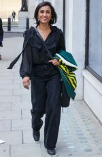ANITA RANI Arrives at Radio Four in London 09/20/2024