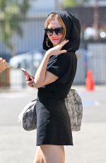 ANNA DELVEY Leaves DWTS Rehearsal in Los Angeles 09/23/2024