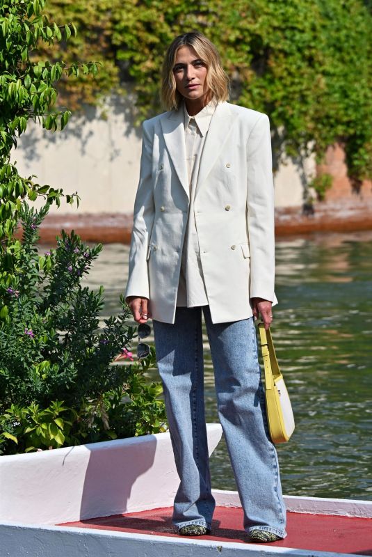 ANNA FOGLIETTA Arrives at Hotel Excelsior at 81st Venice International Film Festival 09/03/2024