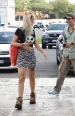 ANNA LOU CASTOLDI Arrives Dancing With The Stars Rehearsals in Rome 09/12/2024