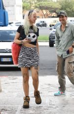 ANNA LOU CASTOLDI Arrives Dancing With The Stars Rehearsals in Rome 09/12/2024