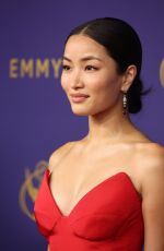 ANNA SAWAI at 76th Emmy Awards at Peacock Theatre in Los Angeles 09/15/2024