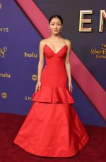 ANNA SAWAI at 76th Emmy Awards at Peacock Theatre in Los Angeles 09/15/2024