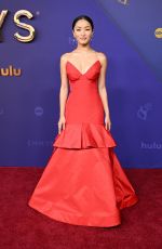 ANNA SAWAI at 76th Emmy Awards at Peacock Theatre in Los Angeles 09/15/2024