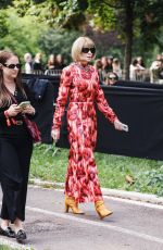 ANNA WINTOUR Arrives at Gucci Show at Milan Fashion Week 09/20/2024