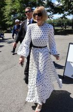 ANNA WINTOUR Arrives at Off-White Show at New York Fashion Week 09/08/2024