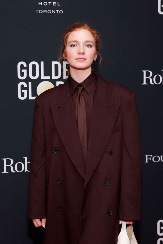 ANNALISE BASSO at Golden Globes Announces The Road To the Golden Globes Party in Toronto 09/07/2024