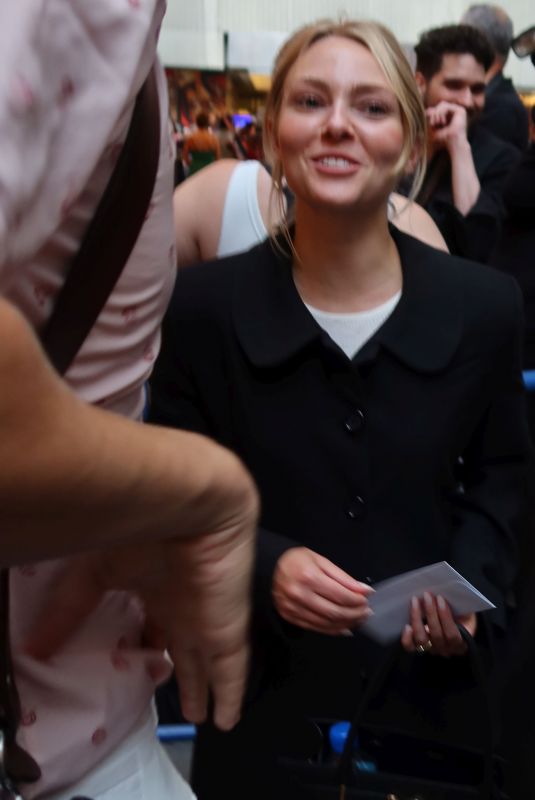 ANNASOPHIA ROBB Out at Times Square in New York 09/13/2024