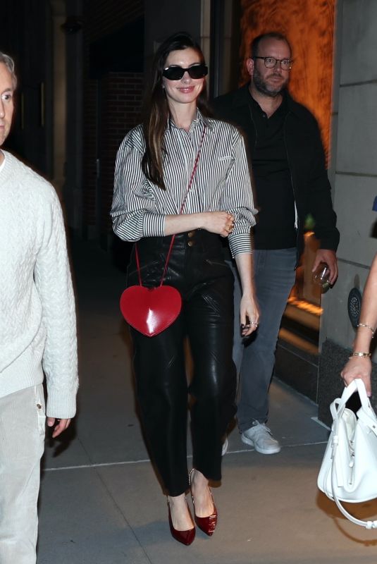 ANNE HATHAWAY Out and About in New York 09/09/2024