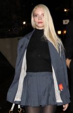 ANYA TAYLOR-JOY Arrives at Rosalia