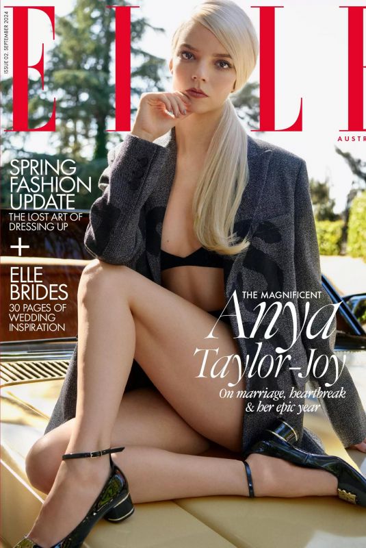 ANYA TAYLOR-JOY in Elle Australia, September 2024