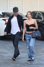 ASHLEY BENSON and Brandon Davis Out in West Hollywood 09/02/2024