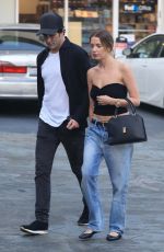 ASHLEY BENSON and Brandon Davis Out in West Hollywood 09/02/2024